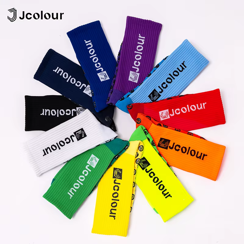 Cores Brilhantes Moda Meias Esportivas,Novo design, Antiderrapante e respirável,,Meias futebol, Meias de corrida,Meias poliamida