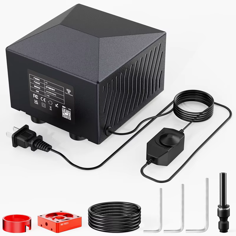 Twotrees Atomtack Air Assist 25L/min Fluxo de ar ajustável para TTS pro TS2 Sculpfun S9 Ferramenta de máquinas de gravação a laser