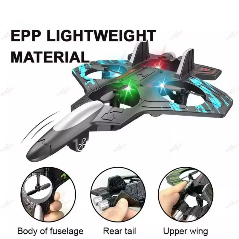 Drone de Batalha com 4 Motores e Controle Remoto de Longo Alcance, Resistente a Impactos, Quadricóptero para Competição e Lazer