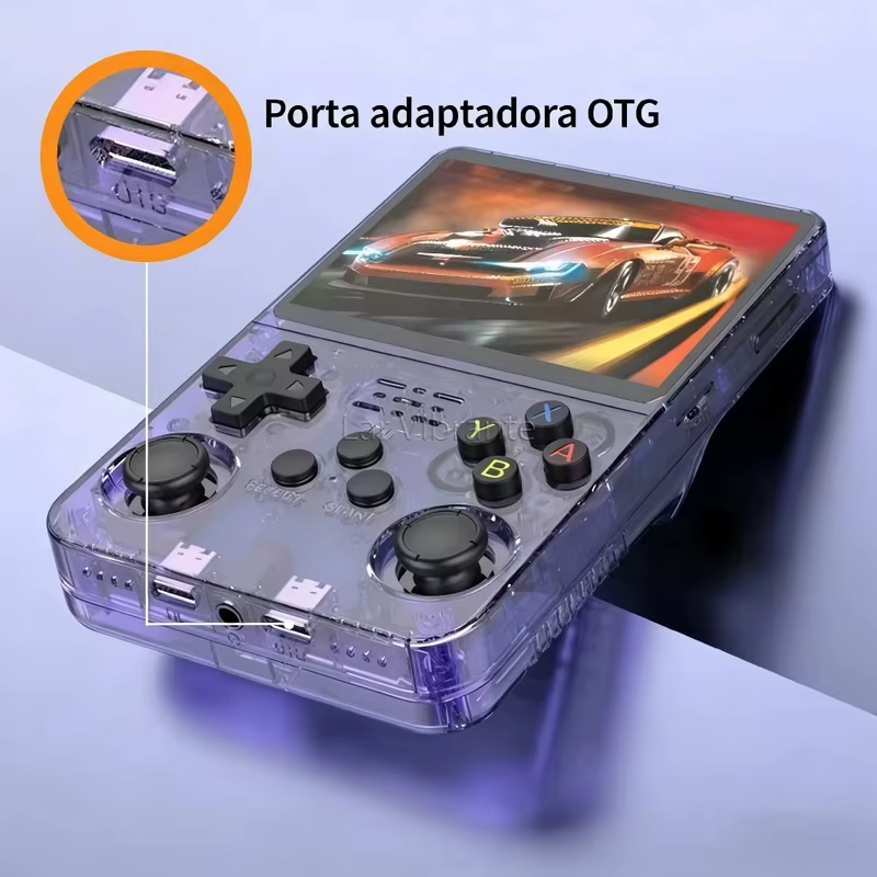 Console Retrô R36HD Linux 16GB +15000 Jogos Tela IPS 3.5" Portátil Pronta Entrega