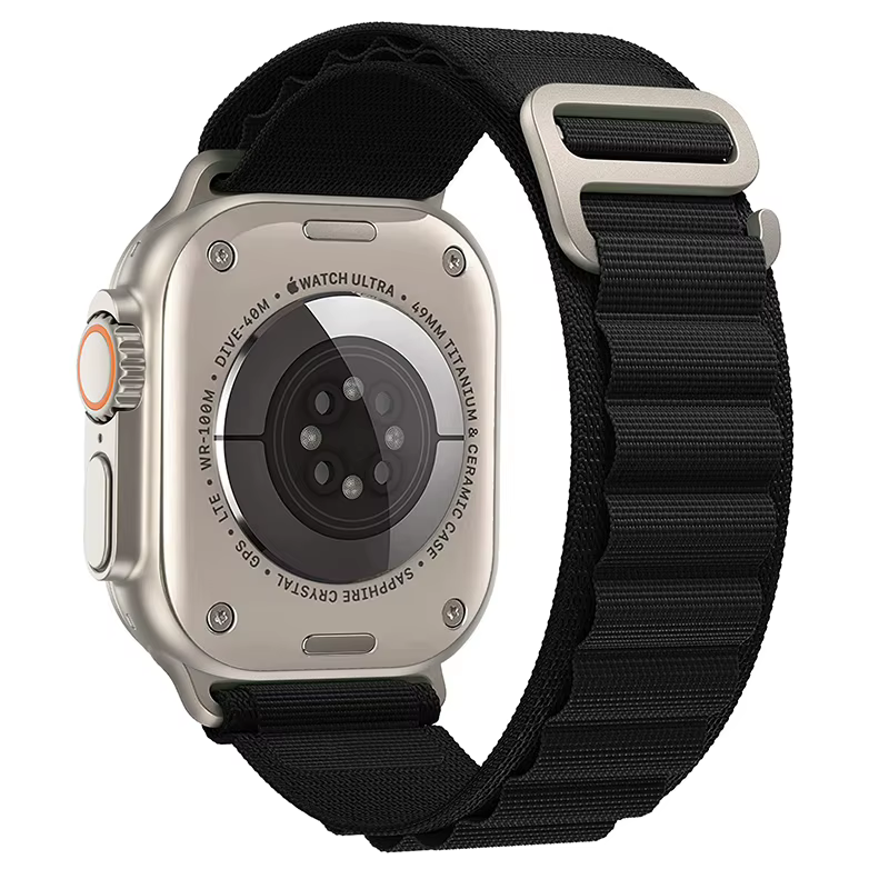 Pulseira Alpine Loop para Apple Watch Ultra 3 49mm 46mm 45mm 44mm 42mm 41mm 40mm 38mm Nylon Esportiva Série 11 10 9 8 7 6 5 SE