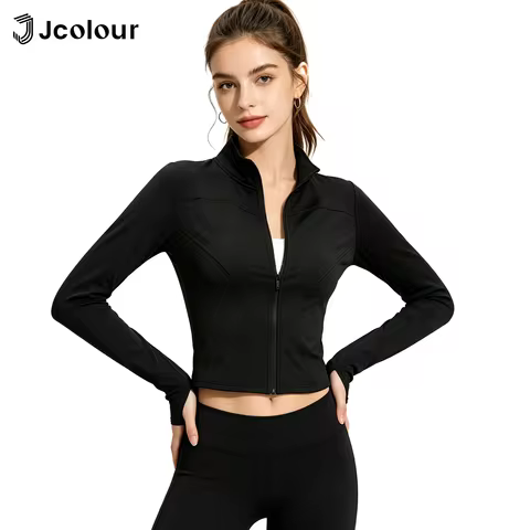 Jcolour Jaqueta Feminina UV Slim para Yoga e Ciclismo com Proteção UV50+