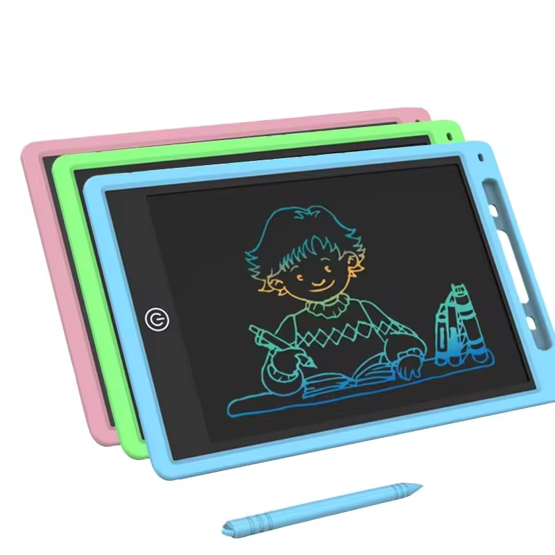 Tablet de Desenho LCD para Crianças, Quadro Apagável Recarregável com Caneta, Brinquedo Educacional de Viagem para Meninos e Meninas