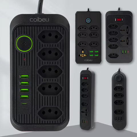 Extensão tomada,Filtro de linha,Extensão elétrica,tomada usb,Filtro de linha de tomada,Estenção de tomadas,Extensao de tomada