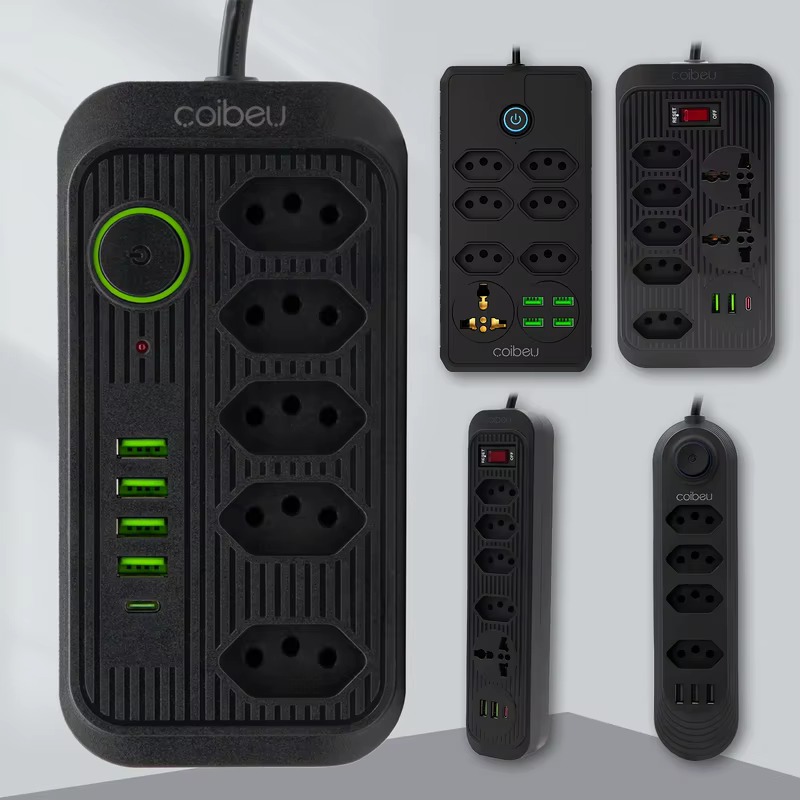 Extensão tomada,Filtro de linha,Extensão elétrica,tomada usb,Filtro de linha de tomada,Estenção de tomadas,Extensao de tomada