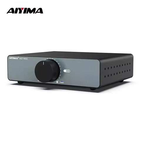 AIYIMA-A07 MAX TPA3255 Amplificador de áudio, amplificador estéreo 2.0, 300 Wx2 PBTL, amplificador de som mono, 600W, alto-falan