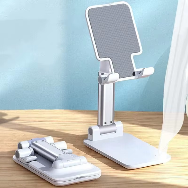 Suporte de Mesa Dobrável para Celular e Tablet Ajustável Universal para Desktop